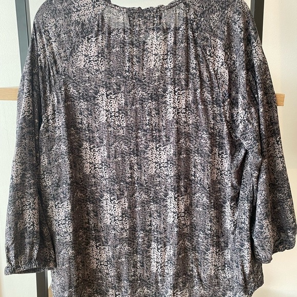 Anthropologie CLOTH & STONE Printed Blouse - Picture 2 of 4